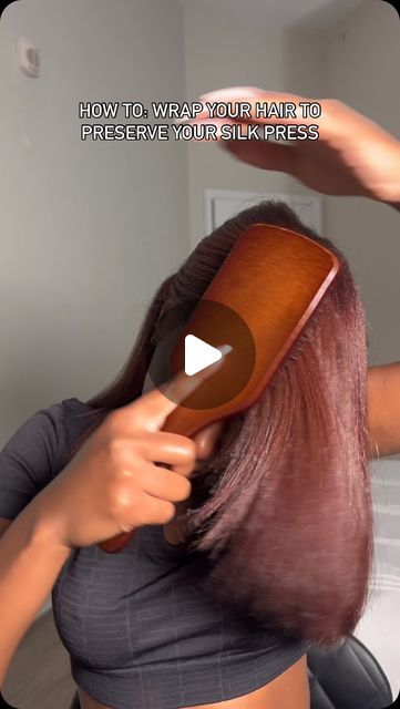 Becca C. | Miami Influencer | Digital Creator✨ on Instagram: "Want to wake up with a perfectly straight hair? Start wrapping to your hair at night to keep it sleek and smooth.
.
.
.
#silkpressedhair #wrappinghair #wraphair #hairwrap #silkpressseason" How To Wrap Your Hair At Night, Hair At Night, Sew In Weave, Beautiful Natural Hair, Digital Creator, Silk Press, Hair Starting, Straight Hair, My Youtube Channel