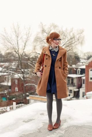 Gray Tights, Librarian Style, Modcloth Style, Zooey Deschanel, Looks Chic, Alexa Chung, Fashion Gallery, Clothes Horse, Look Vintage