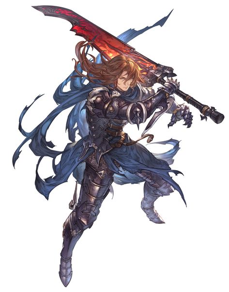 Siegfried Art - Granblue Fantasy Versus: Rising Art Gallery Siegfried Granblue, Granblue Fantasy Versus, Rise Art, Concept Art Character, Final Fantasy Xiv, Fantasy Rpg, Cool Anime Pictures, Character Modeling, Manga Pictures