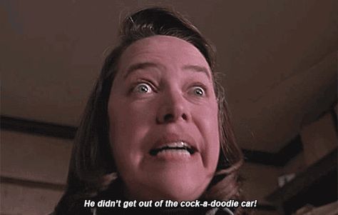 Misery Stephen King, Annie Wilkes, Misery Movie, King Author, Kings Movie, Stephen King Movies, Scary Movie Characters, Movie Gifs, Clint Eastwood