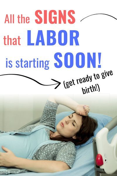 All the signs that labor is near and coming soon (24-48 hours away)! From your waters breaking, to lower back pain, diarrhea and more. #childbirth #labor Birth Checklist, Home Birth Photography, Birth Preparation, Waiting For Baby, Pregnancy Labor, Birth Photos, Hospital Birth, Childbirth Education, Lower Back Pain Relief