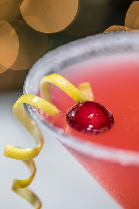 Cranberry Lemon Drop Martini | Southern FATTY Holiday Lemon Drop, Cranberry Lemon Drop Martini, Raspberry Lemondrop Martini Recipe, Raspberry Lemon Drop Martini Recipe, Cheesecake Factory Raspberry Lemon Drop Martini, Lemon Martini, Cranberry Martini, Cranberry Simple Syrup, Lemon Drop Martini