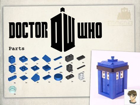 Lego Tardis Instructions page 0 parts | This is the parts ca… | Flickr Lego Tardis, Lego Doctor Who, Doctor Who Party, Doctor Who Christmas, Doctor Who Memes, Lego Creative, Doctor Who Art, Doctor Who Tardis, Cool Lego Creations