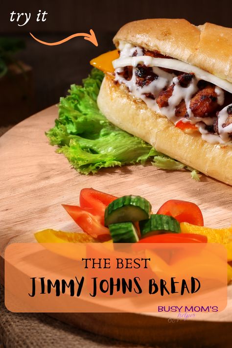 Making your own Jimmy Johns bread is easier than you think! This copycat recipe will give you the same delicious results as the restaurant version. You'll never go back to buying it again! Copycat Jimmy Johns Bread, Jimmy John’s Bread Recipe, Jimmy Johns Bread Recipe, Jimmy Johns Italian Sub Recipe, Submarine Bread Recipe, Jimmy Johns Bread, Hoagie Roll Recipe, Wheat Bread Recipe, Jimmy Johns