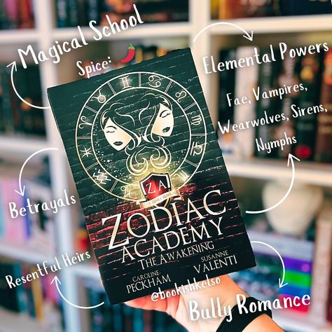 ⭐️ 4 Stars ⭐️ Zodiac Academy 1: The Awakening by @susanne_valenti and @carolinepeckham Read If You Like: ♊️ Bully Romance ♊️ Magical School ♊️ Betrayals ♊️ Resentful Heirs ♊️ Elemental Powers ♊️ Fae, Vampires, Sirens, Werwolves, Nymphs “He was dangerous in all the right ways and I knew without doubt that the fire in his eyes would burn me up if I strayed too close.” “Tears never did anyone any favours, but sometimes they just needed to fall.” This book follows twin sisters, Tory an... Zodiac Academy The Awakening, Zodiac Academy Book, Bully Romance, Magical School, Zodiac Academy, Elemental Powers, The Awakening, Twin Sisters, Sirens