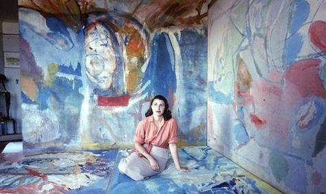 @flavorpill "I was trying to get at something — I didn’t know what until it was manifest." Female Painters, Pablo Picasso Paintings, Helen Frankenthaler, Robert Motherwell, Expressionist Artists, Gordon Parks, Picasso Paintings, Asia Tenggara, National Gallery Of Art