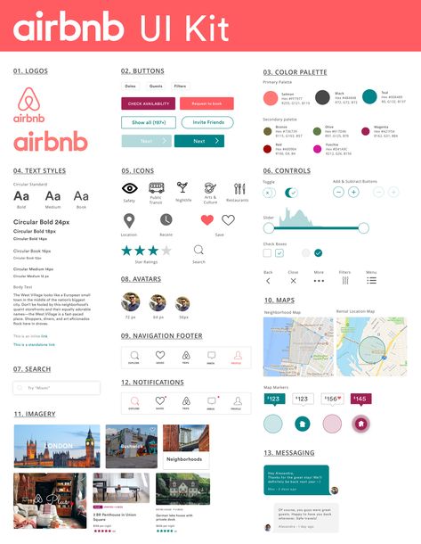 Airbnb Web Design, Web Design System, Ux Design System, Style Tiles Web Design, Design System Branding, Design System Ui Kit, App Style Guide, Simple Ui Design, Style Guide Ui