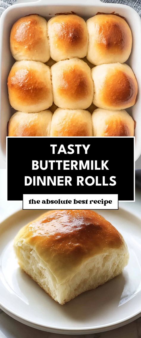 Image for Tasty Buttermilk Dinner Rolls Perfect Dinner Rolls, Homemade Thanksgiving Dinner Rolls, Best Rolls For Thanksgiving Dinner, Easy Buttermilk Bread, Easy Yeast Dinner Rolls, Best Ever Light And Fluffy Dinner Rolls, Best Thanksgiving Dinner Rolls, Light And Fluffy Yeast Rolls, Softest Dinner Rolls