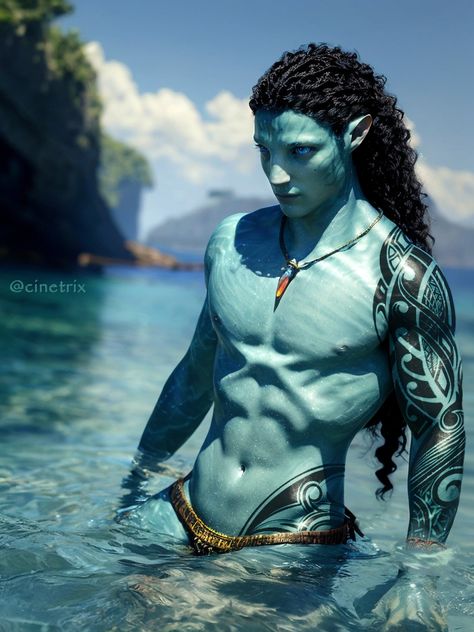 Na'vi Face Claims Metkayina Male, Water Navi Oc Male, Avatar The Way Of Water Oc Male, Na'vi Avatar Oc Metkayina, Na'vi Oc Metkayina Male, Neteyam X Yn Fanart, Avatar As Humans, Navi Oc Art Male, Male Avatar Oc Navi