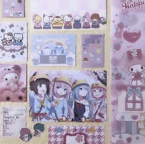 Otaku Room, Aesthetic Room Ideas, Tumblr Backgrounds, Anime Room, Kawaii Accessories, Kawaii Room, Barbie Dream, Hello Kitty Collection, Maximalism