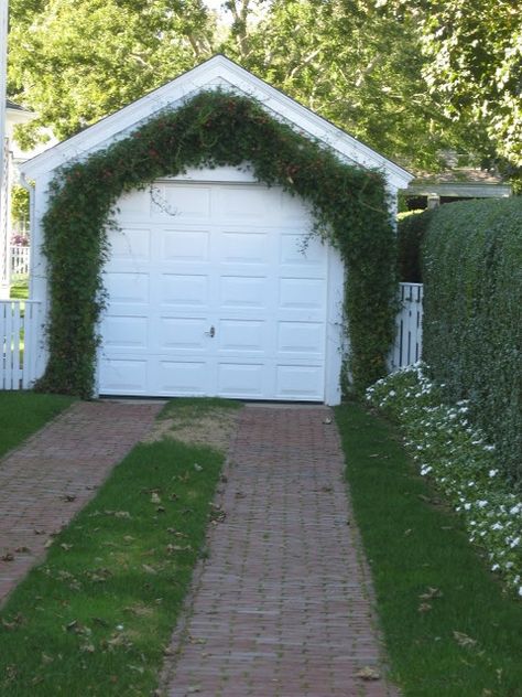 brick ribbon driveway Driveway Strip, Ribbon Driveway, Permeable Driveway, Driveway Ideas, Gravel Driveway, Front Garden Landscape, Driveway Design, Driveway Landscaping, Paver Driveway