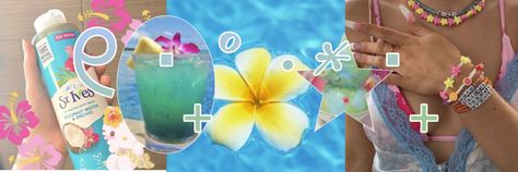 Tropical Banner Discord, Tropical Header, Summer Header, Cool Backrounds, Tropical Banner, Beach Banner, Vintage Food Posters, Theme Divider, Coconut Dream