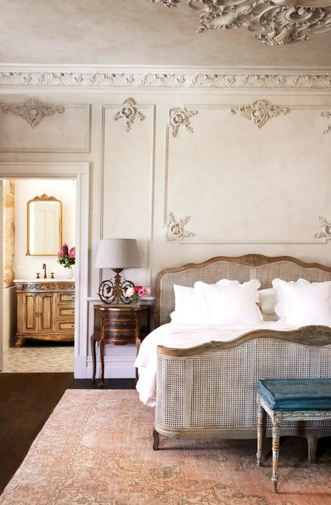 Bedroom Styling Ideas: Why Your Space Isn't Hitting the Mark | Home Beautiful Romantic French Bedroom, Parisian Style Bedroom, French Style Bedroom Furniture, French Design Style, French Provincial Bedroom, French Provincial Home, Parisian Interior, Bedroom Styling, Bedroom Interior Design Luxury