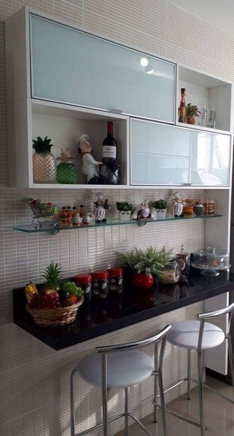 Small Kitchen Design Apartment, Decor Kitchen Ideas, Cheap Kitchen Cabinets, Kitchen Modular, Home Decor Aesthetic, Aesthetic Home Decor, Kitchen Pantry Design, Kitchen Interior Design Decor, Kitchen Home Decor