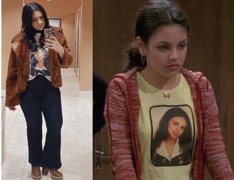 jackie burkhart mila kunis costume outfit Jackie Burkhart Shoes, Jackie Burkhart Costume, Jackie Burkhart Outfits, Jackie That 70s Show, Jackie Burkhart, 70s Show, Outfit Halloween, That 70s Show, Mila Kunis