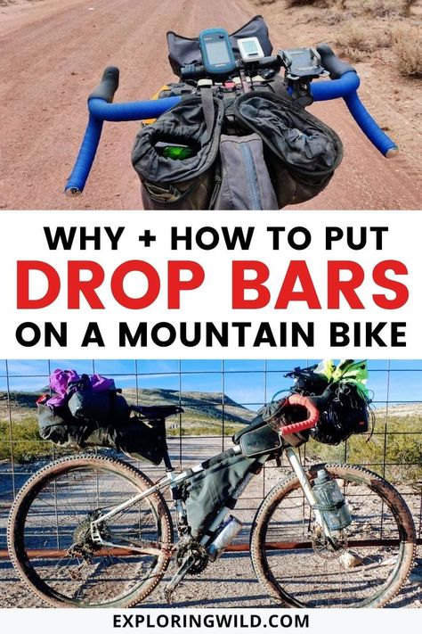 Biking Muscles Used, Drop Bar Mtb, Mountain Bike Handlebars, Bikepacking Gear, Touring Bicycles, Bicycle Mountain Bike, Mountain Bike Tour, Ride Bicycle, Bicycle Travel