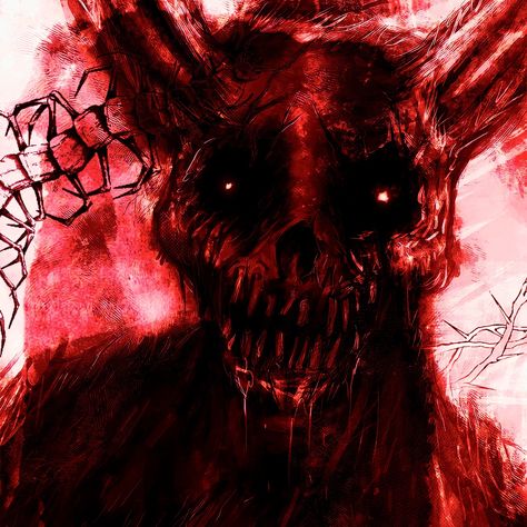 Scary Mouth Reference, Cannibalcore Pfp, Arachnophobia Aesthetic, Scary Demon Art, Demon Profile Picture, Cannibalismcore Art, Gorey Art Style, Blood Tutorial Digital Art, Gore Core Pfp