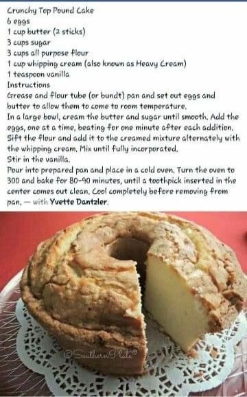 Pound Cake Recipes Easy, Lemon Pound Cake Recipe, Cake Recipes Easy Homemade, Pound Cakes, Homemade Cake Recipes, Delicious Cake Recipes, Bundt Cakes Recipes, Pound Cake Recipes, Cookie Desserts