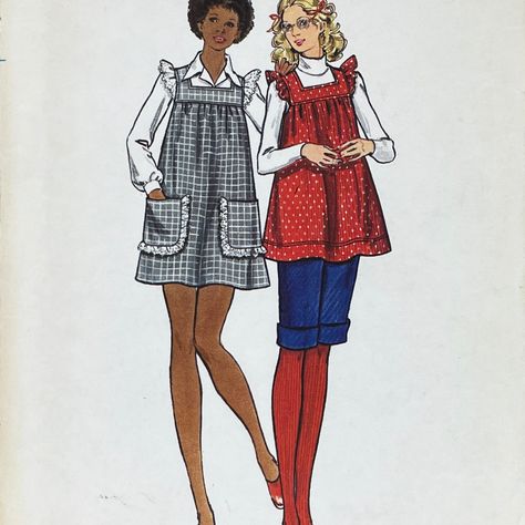 Smock Top Pattern, Smock Pattern, Flare Top, Smock Top, Gathered Skirt, Smock Dress, Top Pattern, Vintage Patterns, Size 10