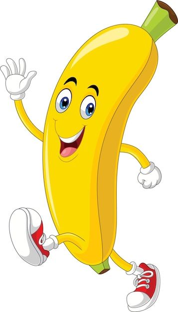 Tigatelu | Freepik Fruits Animation, Banana Animation, Healthy Food Cartoon, Fruta Banana, Banana Clipart, Fruits Party, Banana Cartoon, Fruits Clipart, Free Cartoon Characters