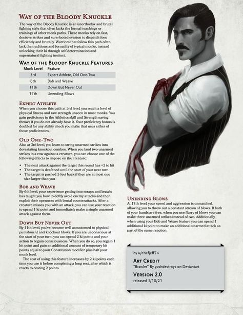 Homebrew Monk 5e, Dnd Monk Inspiration, Boxer Dnd Character, Monk Subclass 5e Homebrew, Monk Subclasses 5e, Dnd Homebrew Classes 5e Monk, Dnd Monk Homebrew, Monk Dnd Art, Monk Subclass 5e