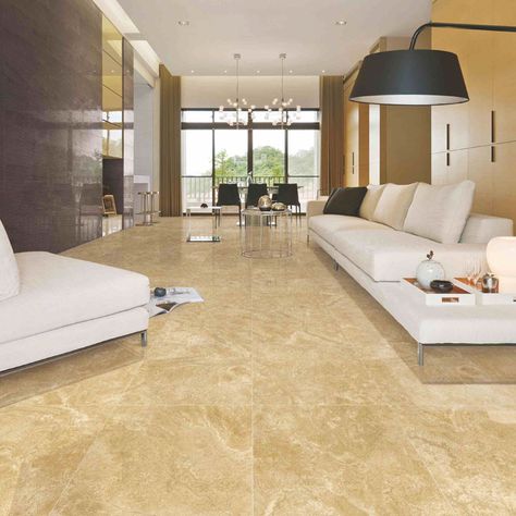 Vitrified Tiles Flooring Living Rooms, Luxury Floor Tiles, Tiles Design For Hall, Toilet Tiles Design, Living Room India, Room Tiles Design, Living Room Floor Tiles, Room Floor Tiles, Simple False Ceiling Design