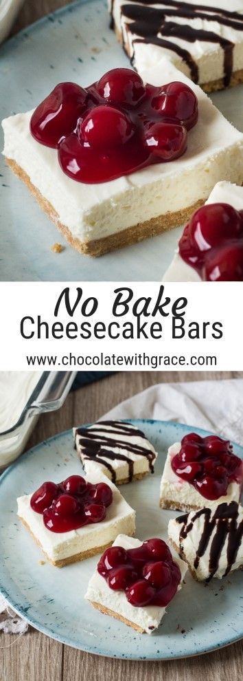 How to make no bake cheesecake. An easy recipe for a no bake cheesecake using cool whip or whipping cream. It's one of the best no bake cheesecake recipes out there. top with cherries or chocolate sauce for an easy dessert in the summer. #cheesecake #nobake #nobakecheesecake Raspberry No Bake Cheesecake, Cherry Cheesecake Recipe, No Bake Cherry Cheesecake, Easy Summer Dessert, Baked Cheesecake Recipe, Cookies Vegan, Easy Cheesecake Recipes, Cherry Cheesecake, Easy Summer Desserts