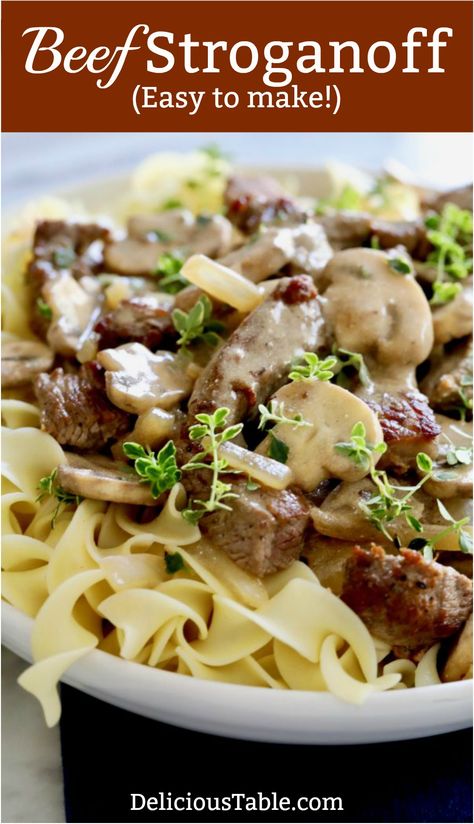 Tri Tip Stroganoff, Steak Leftovers Ideas, Steak Leftovers, Ground Beef And Mushrooms, Best Beef Stroganoff Recipe, Tritip Recipes, Steak Stroganoff, Stroganoff Sauce, Stroganoff Beef