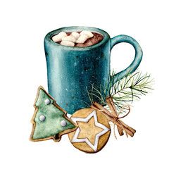 Free Vector | Watercolor gingerbread man cookie collection Cookies Marshmallow, Cookies Cinnamon, Trendy Illustration, Cup Cookies, Marshmallow Cookies, Holiday Symbols, Winter Coffee, Painted Cups, Watercolor Christmas Cards