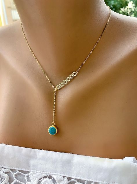 Excited to share this item from my #etsy shop: Natural Turquoise Necklace, Gold Plated Blue Necklace, Birthday Gift, Gemstone, Turquoise Pendant, Gift for Her, Rhinestone Charm, Blue Love Turquoise Jewelry Set, Dainty Choker Necklace, Best Gift For Wife, Star And Moon Necklace, Turquoise Boho, Natural Stones Necklace, Blue Jewelry, Gemstone Necklace Pendant, Blue Necklace