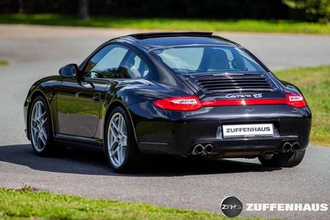 997 Carrera S, Singer Porsche, Porsche 997, Sport Seats, Porsche Carrera, Classic Porsche, Shades Of Gray, Sound System, Black Metallic