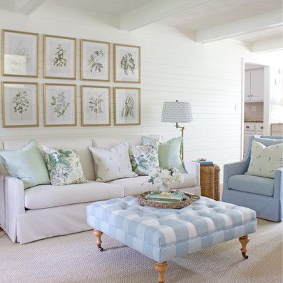 Coastal Contemporary Living Room Design - Tuft & Trim Estilo Charleston, Cape Cod Style House, Farmhouse Living Room Furniture, Sala Grande, Home Theaters, White Interior Design, Modern Farmhouse Living Room, Amazon Home Decor, Up House