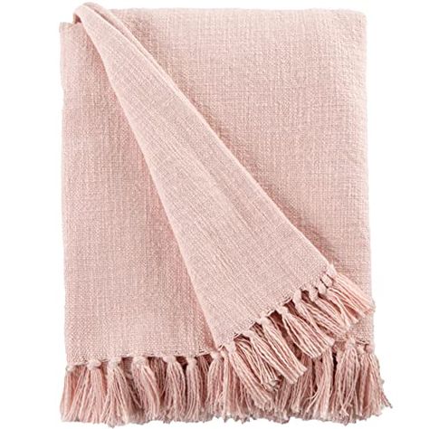 Textured Throw Blanket, Pink Throw Blanket, Living Room Decor Neutral, Pink Throw, Blush Pink Color, Pink Throws, Sticky Toffee, Blanket For Couch, Woman Bedroom