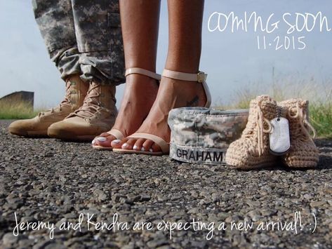 Military Pregnancy Announcement, Military Baby Announcement, Military Pregnancy, Military Baby, Pregnancy Announcements, Maternity Photography Poses, Baby Advice, The Trend, Future Kids