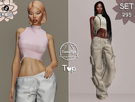 Sims 4 Cc Low Rise, Sims Clothes, Low Rise Pants, Woman Clothes, Sims 4 Mods Clothes, Marvelous Designer, Sims4 Cc, Cc Sims, Sims Community