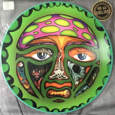 Sublime '40oz to Freedom' picture disc vinyl. Sublime Album, 40 Oz To Freedom, Freedom Pictures, Vinyl Collection, Record Collection, Best Albums, Record Label, Turntable, Album Covers