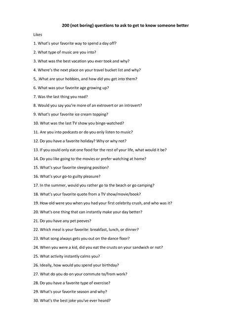 Questions To Get To Know Someone Check more at https://aykgallery.com/77923-questions-to-get-to-know-someone Questions To Know Someone, Questions To Ask Someone, Text Conversation Starters, 200 Questions, Questions To Get To Know Someone, Reading Tutoring, Science Writing, Getting To Know Someone, Couple Questions