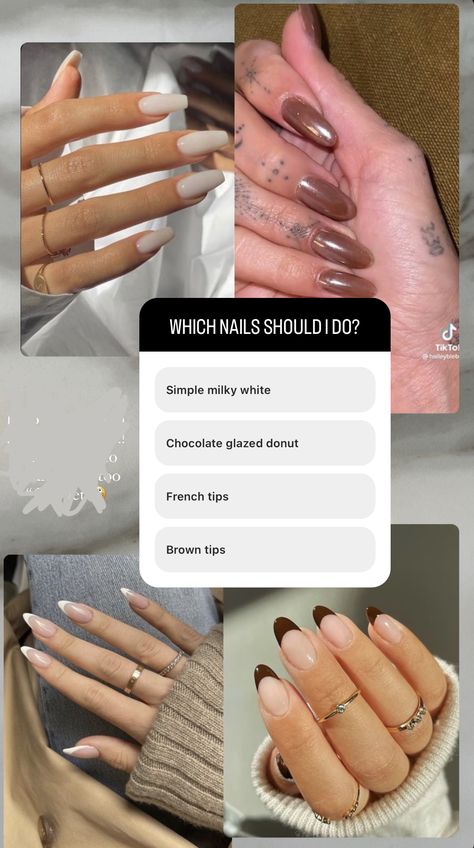 Chocolate Glazed Nails, Chocolate Glazed Donut Nails, Chocolate Glazed Donuts, Chocolate Glaze, Make Me Up, Us Nails, French Nails, White Chocolate, How To Do Nails