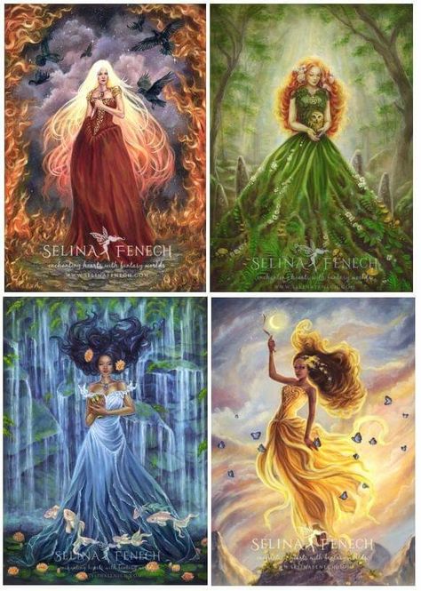 Elements Magic Fantasy Art, Earth Element Drawing, Elements As Humans, Element Witches, Earth Elemental Female, 4 Elements Aesthetic, 4 Elements Drawing, Earth Element Art, Elemental Fairies