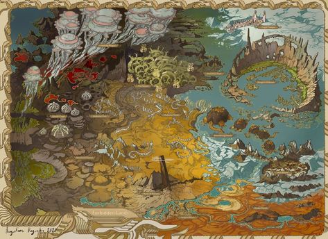 Forbidden Lands Map, Augustinas Raginskis on ArtStation at https://www.artstation.com/artwork/lVPPEz Forbidden Lands Rpg, Medieval Maps, Dungeon Ideas, Giant Creatures, Fantasy Place, Game Map, Map Ideas, Inktober 2023, Map Creator