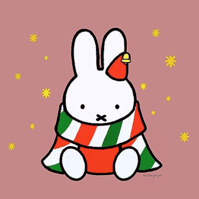 ★  Miffy icons Bunny Quilt, Winter Cottage, Christmas Card Inspiration, Bday Cards, Christmas Icons, Old Cartoons, Holiday Inspiration, Phone Themes, Pretty Art