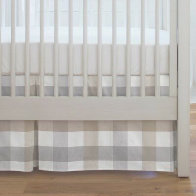 Crib Dust Ruffle, Buffalo Plaid Nursery, Plaid Nursery, Crib Bed Skirt, Ruffle Crib Skirt, Pink Crib, Best Crib, Crib Skirt, American Baby