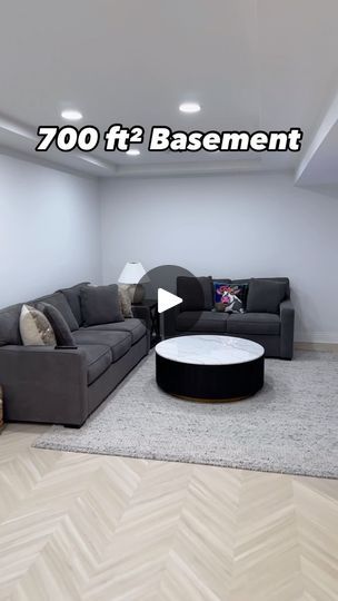 One Room Basement Ideas, Basement Renovations Ideas Family Rooms, Small Basement Family Room Ideas, Small Finished Basements, Small Basement Remodel, Basement Layout, Basement Playroom, Basement Renovation, Basement Family Room