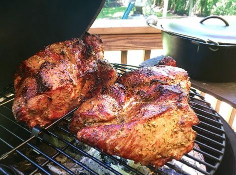 Mojo Smoked Pork Carnitas Tacos! — Big Green Egg - EGGhead Forum - The Ultimate Cooking Experience... Smoked Mojo Pork, Smoked Pork Carnitas, Kamado Recipes, Bge Recipes, Smoked Pork Roast, Chipotle Pepper Sauce, Pork Carnitas Tacos, Smoked Pork Tenderloin, Mojo Pork