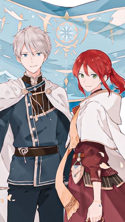 ᴀɴɪᴍᴇ : ᴀᴋᴀɢᴀᴍɪ ɴᴏ ꜱʜɪʀᴀʏᴜᴋɪʜɪᴍᴇ Snow White With Red Hair Fanart, Shirayuki And Obi, Obi X Shirayuki, Zen Shirayuki, Shirayuki And Zen, Zen And Shirayuki, Snow White With Red Hair, Shirayuki Hime, Chise Hatori