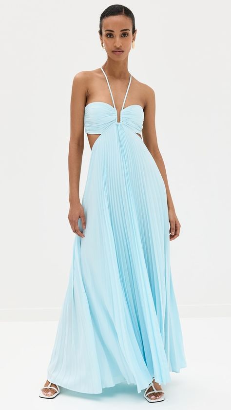 A.L.C. Moira Dress | Shopbop Where To Buy Dresses For Dances, Formal Maxi Dress Wedding Guest, Mama Mia Prom, Classy Formal Dress, Wedding Guest Looks Summer, Dress Baddie, Wedding Guest Dresses Summer, Classy Party Outfit, Aqua Prom Dress