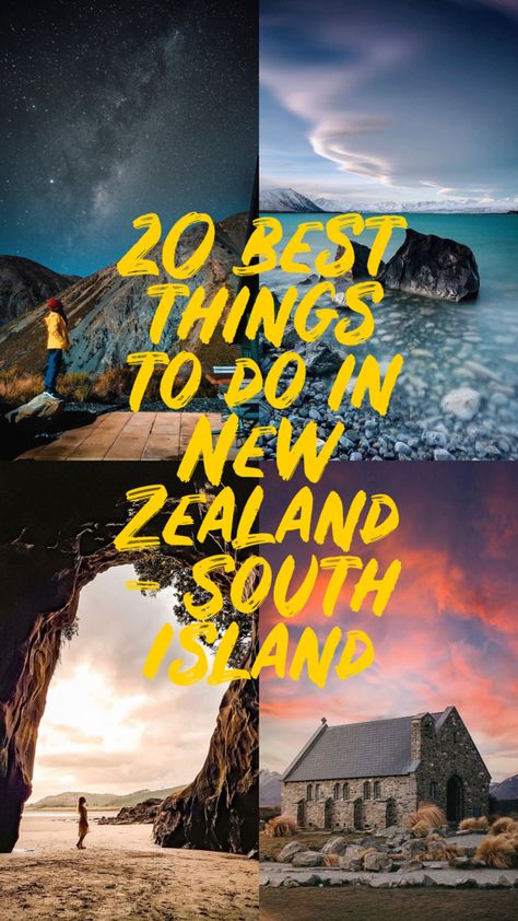 One Week In New Zealand, Best Things To Do In New Zealand, Things To Do In Queenstown New Zealand, Travel To New Zealand, New Zealand South Island Itinerary, Things To Do In New Zealand, Te Anau New Zealand, South New Zealand, Tekapo New Zealand