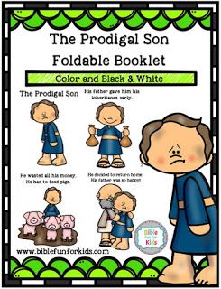 Parable Of The Prodigal Son, The Prodigal Son, Preschool Bible Lessons, Kids Sunday School Lessons, Parables Of Jesus, Moral Stories For Kids, Preschool Bible, Elementary Lesson Plans, Bible Stories For Kids