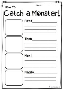 Halloween Writing Activities and Craftivity Teacher Halloween Activities, Halloween Crafts Third Grade, Monster Writing Activity, Halloween Activities For First Grade, Ghost Writing Prompt, Halloween Language Arts Activities, Halloween School Crafts, Halloween Homeschool, Halloween Craftivity