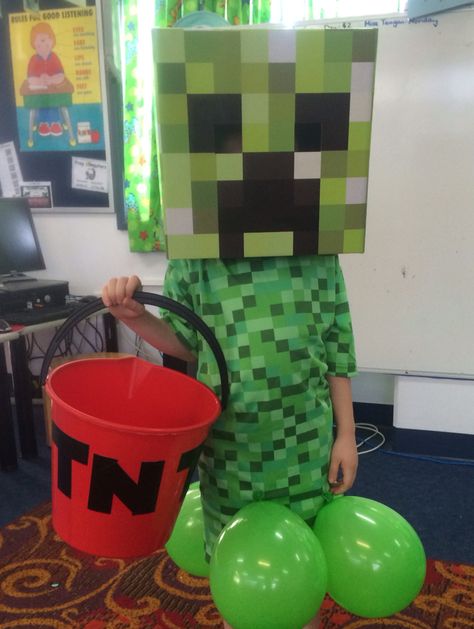 Minecraft Creeper Costume Minecraft Creeper Costume, Creeper Costume, Kids Dress Up, Creepers, Renewable Energy, The Search, Trees To Plant, Kids Dress, Search Engine